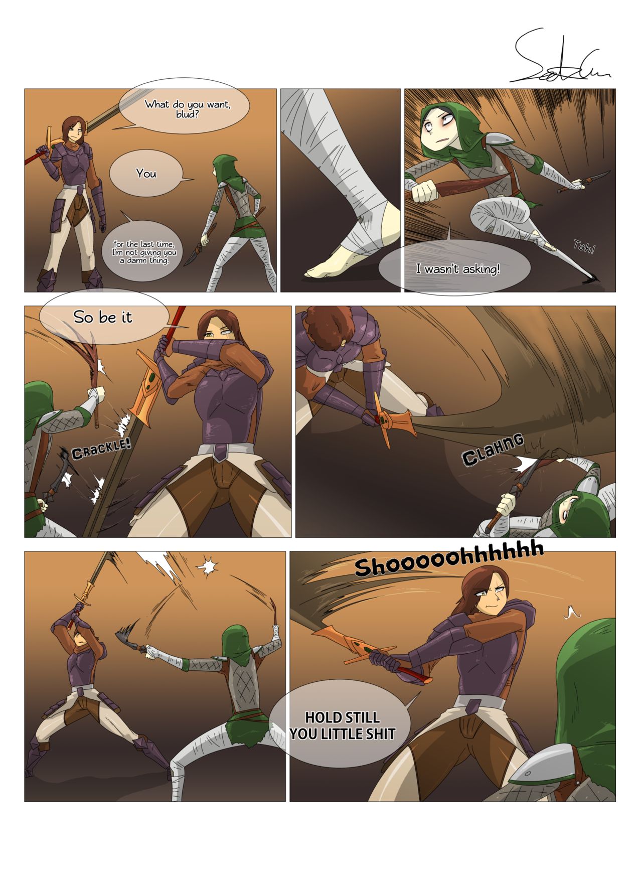 Warriors of Skyrim page 1 full