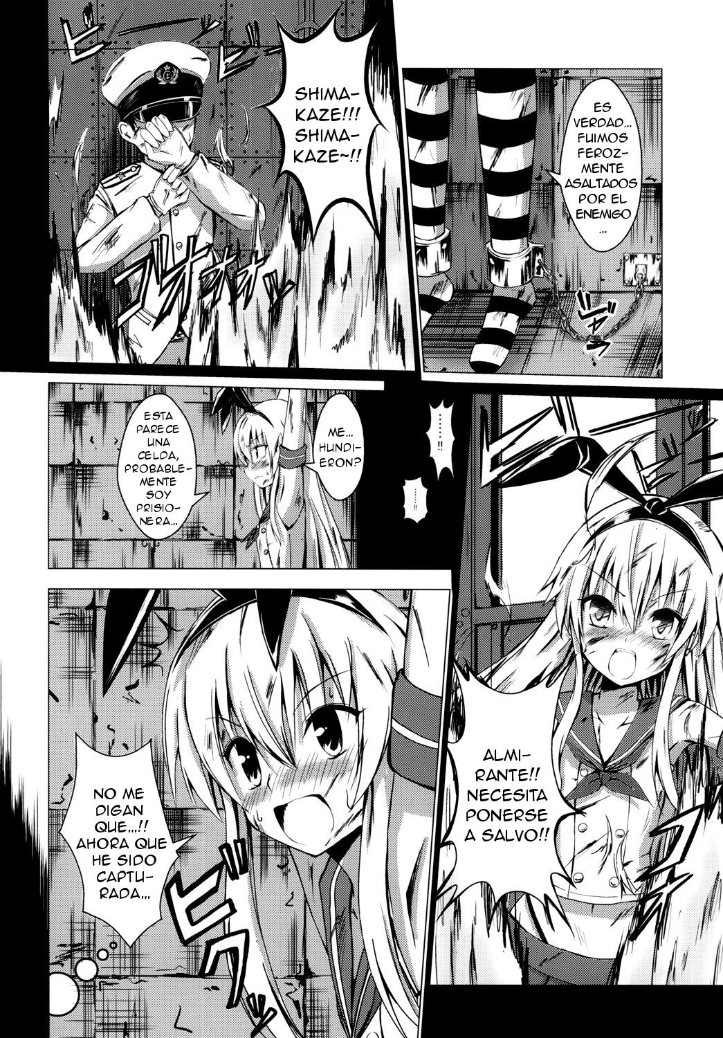 Kuubo Wo-Kyuu-chan no Shimakaze Yuri Dorei Choukyou 1 page 3 full