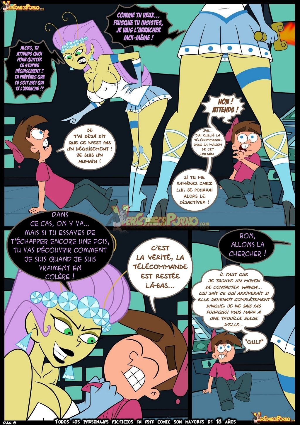 Les parrains magiques dans: "Briser les règles 4" page 7 full