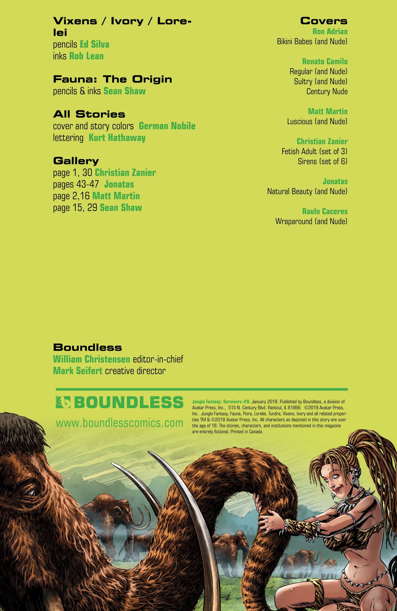 Jungle Fantasy - Survivors #8 page 2 full