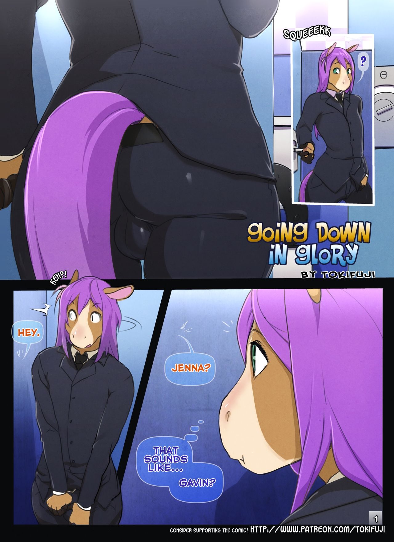 Going Down in Glory page 1 full