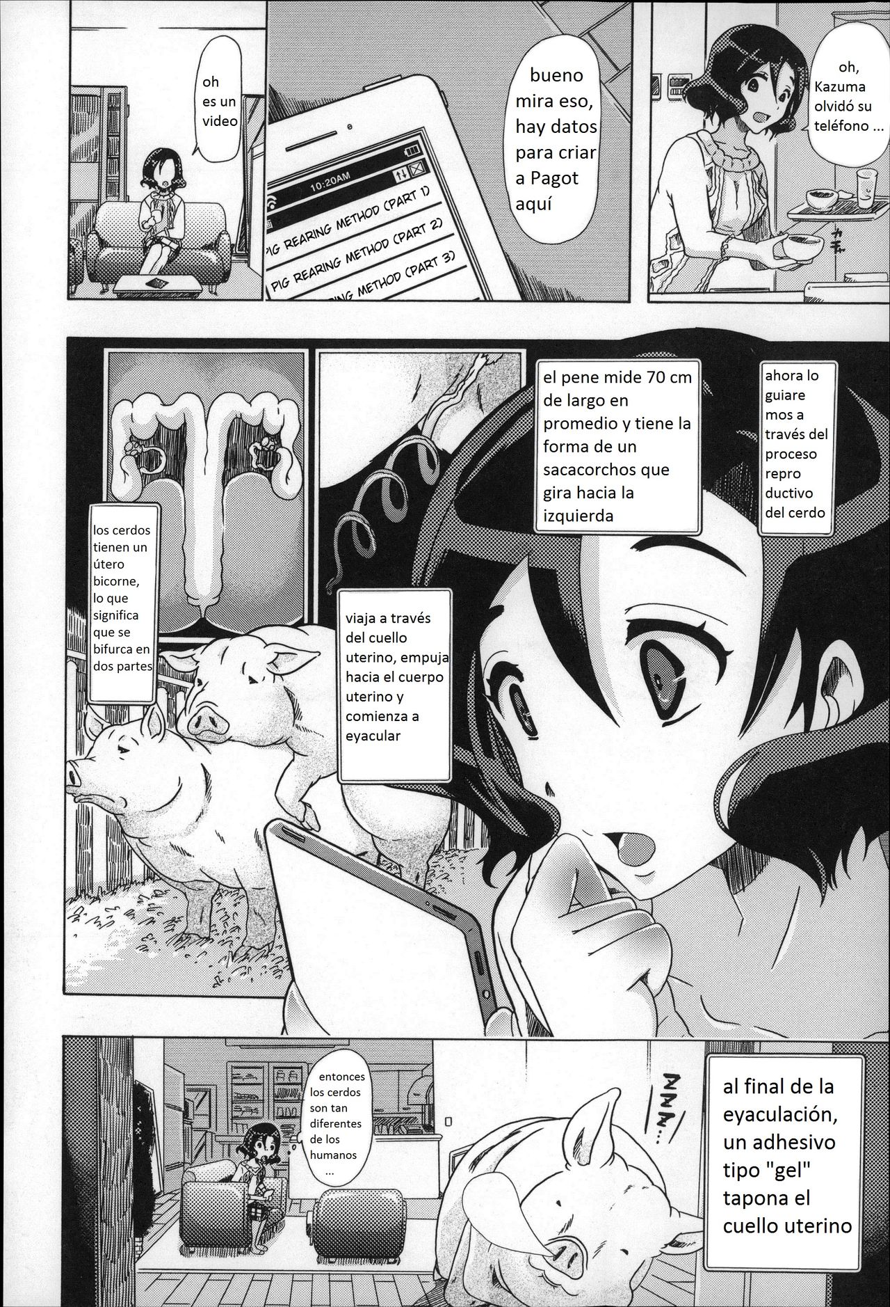 Juukan - Tonkatsu | Bestiality - Pork Life page 4 full