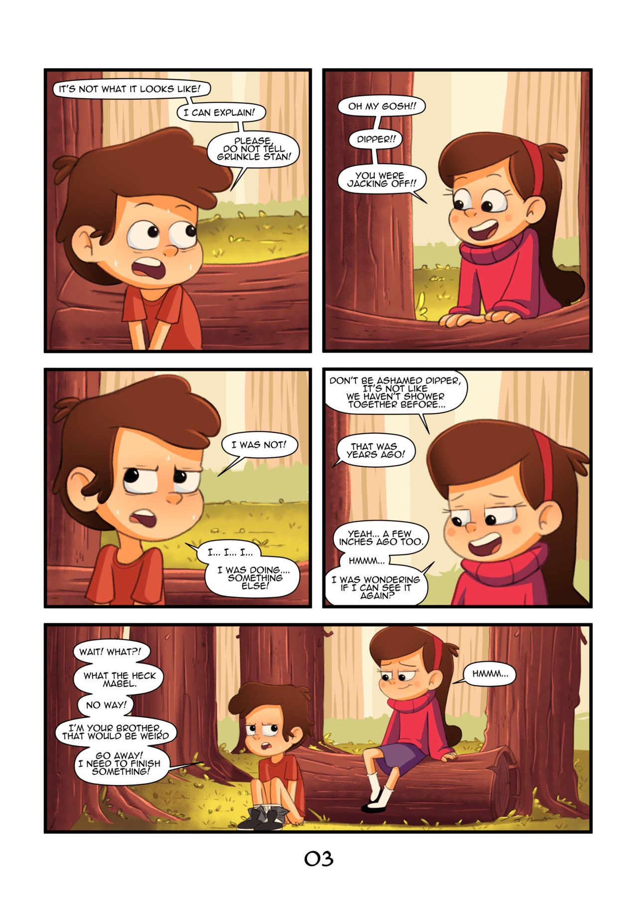 Gravity Falls - Secrets of the Woods page 4 full