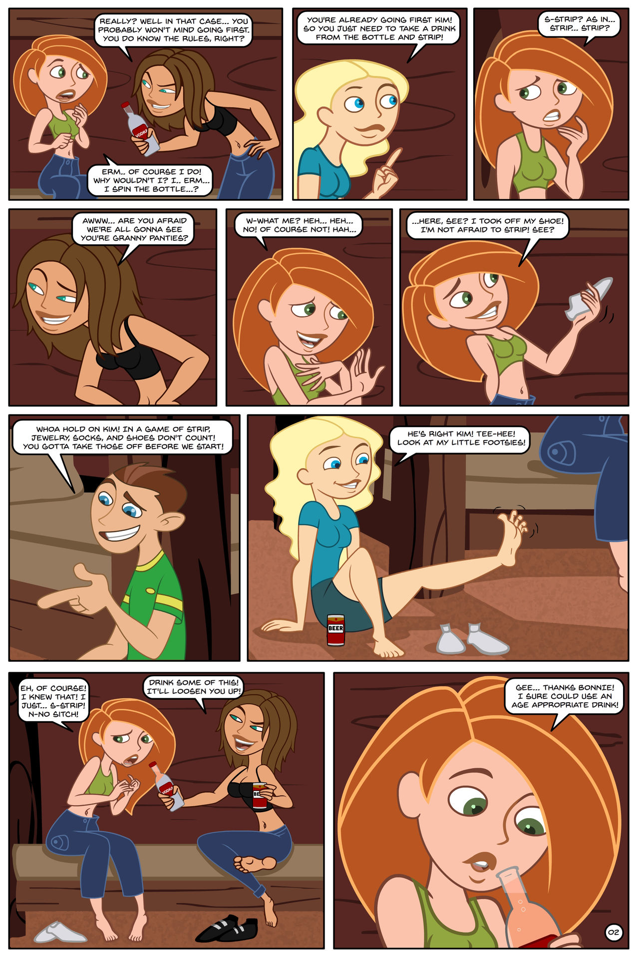 Kim Possible Spin, Sip & Strip! page 3 full