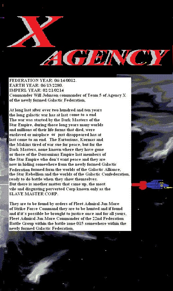 X Agency  First Mission Issue One, Two, Three, Four and Five. page 6 full