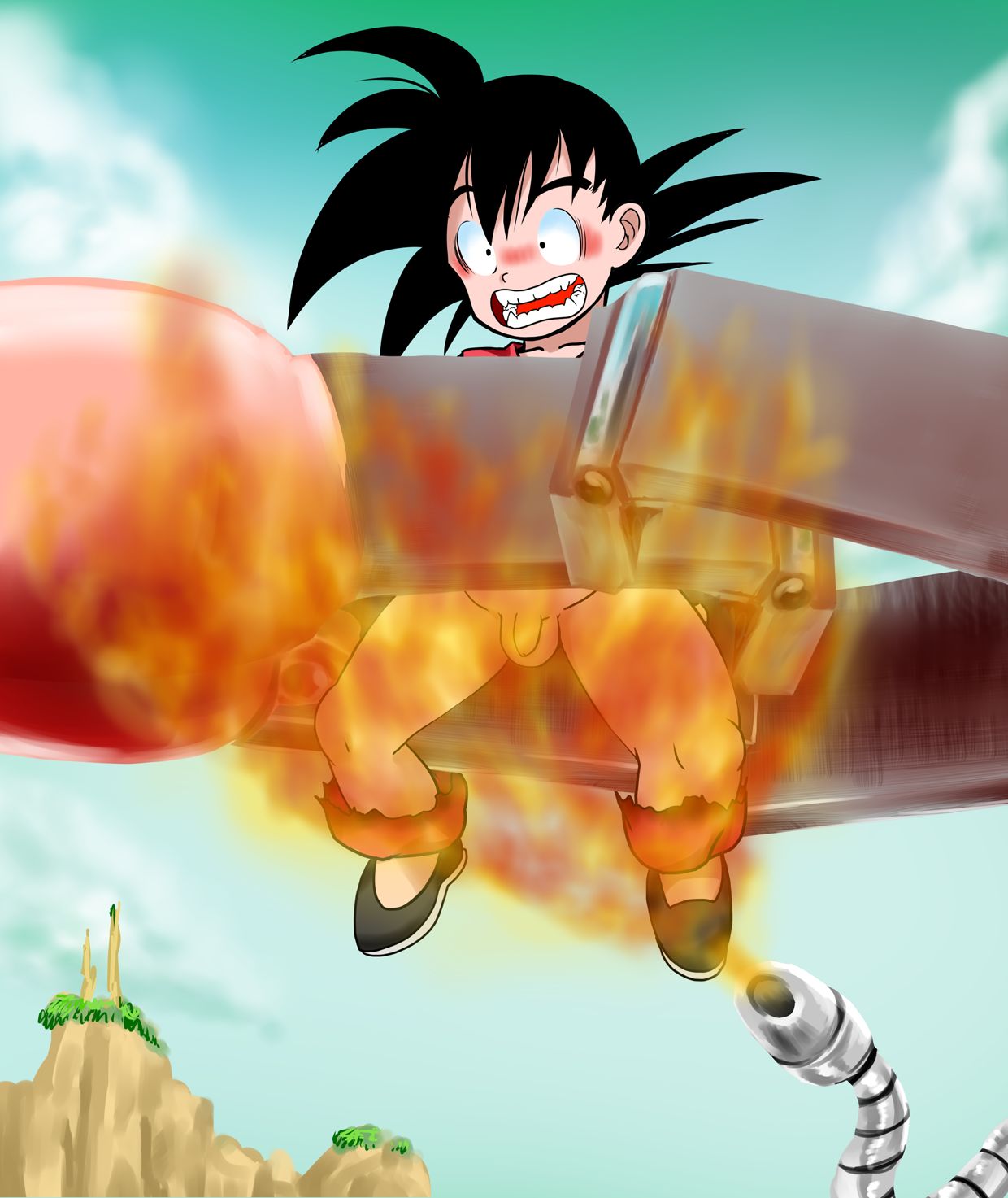 Son Goku VS Pilaf page 5 full
