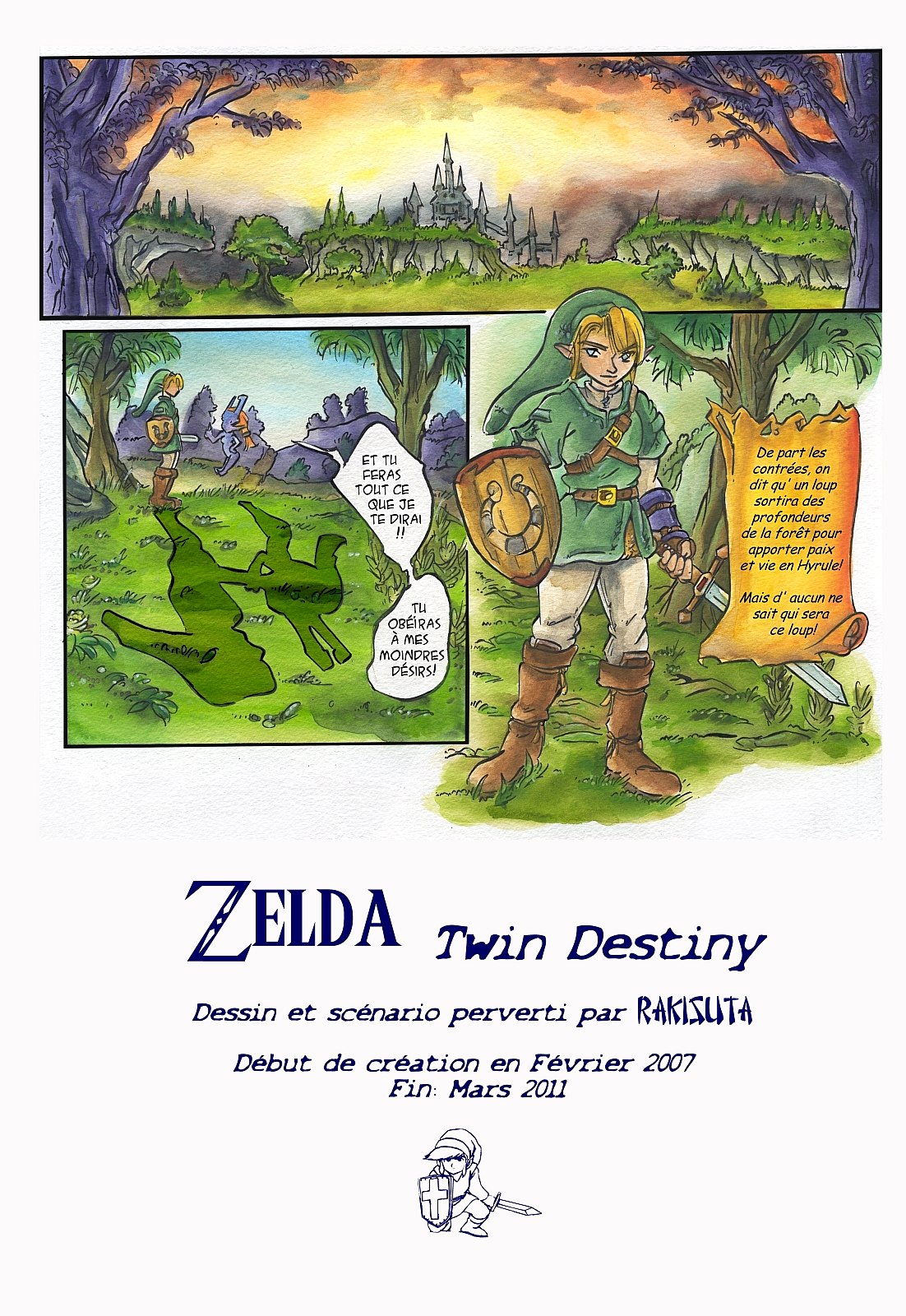Zelda Twin Destiny page 1 full