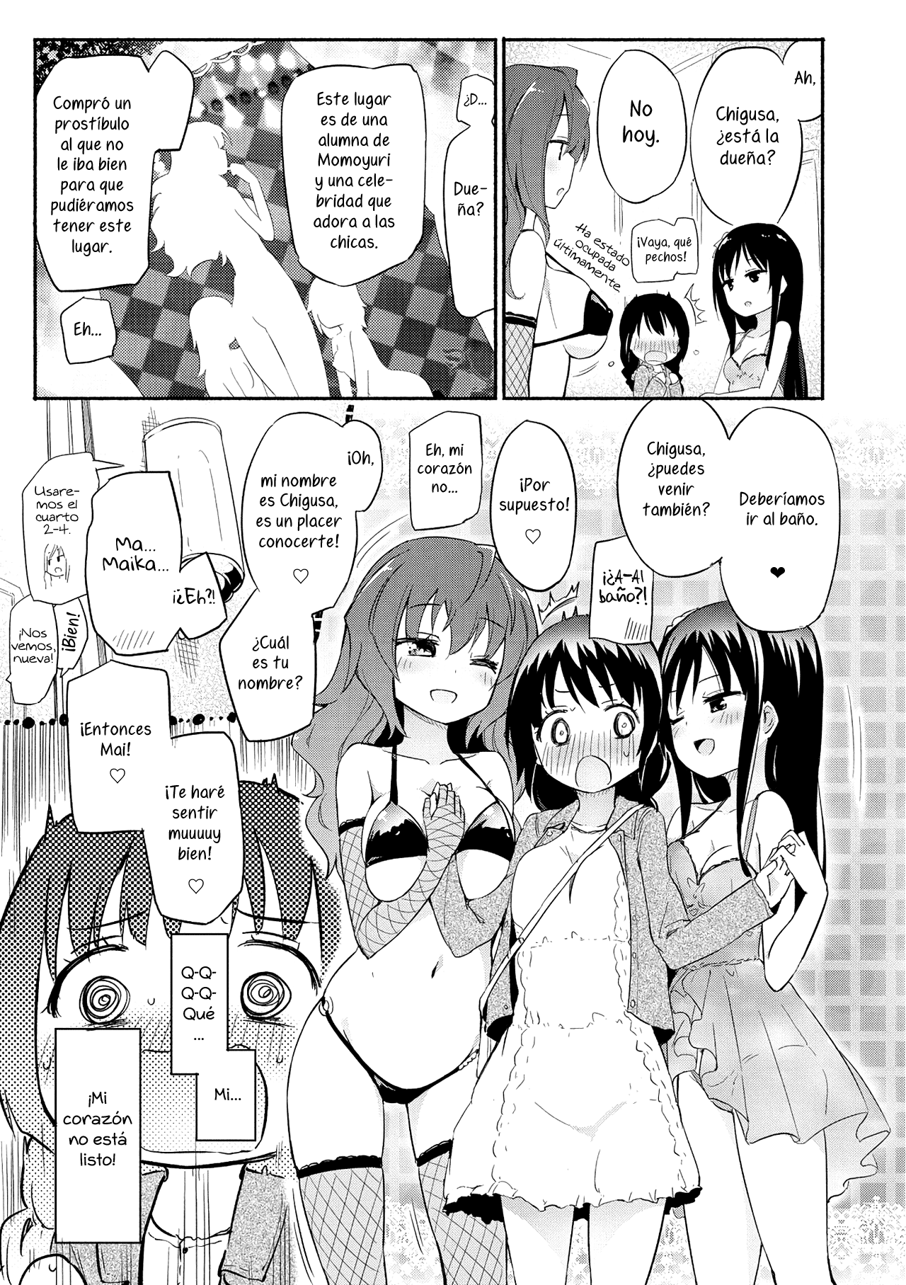 Momoyuri Gakuen - Himitsu no Soap-bu R | El prostíbulo secreto del club R de la Academia Momoyuri page 6 full