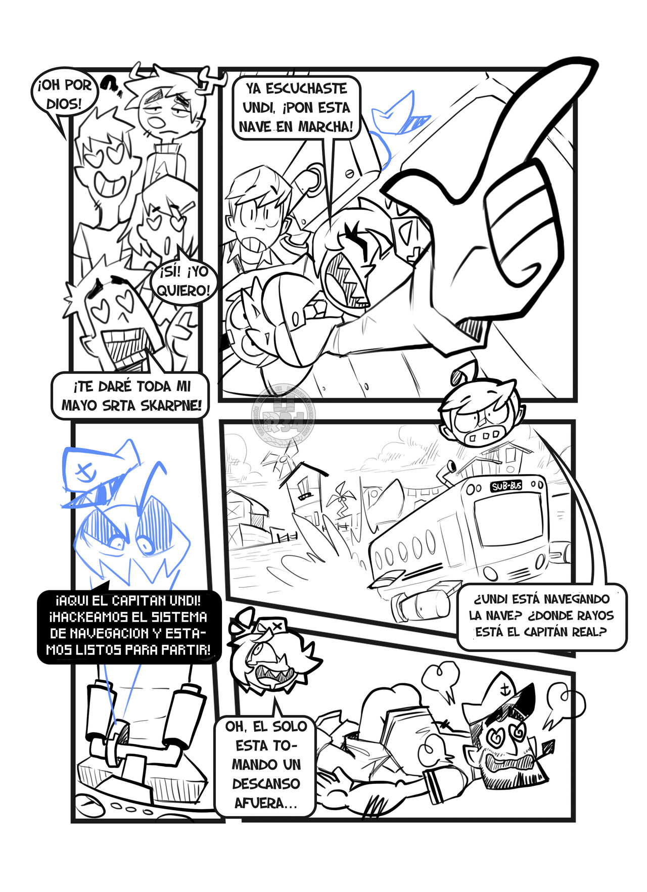 Skarpworld: Chapter 4: 20,000 Loads Under Sea page 5 full