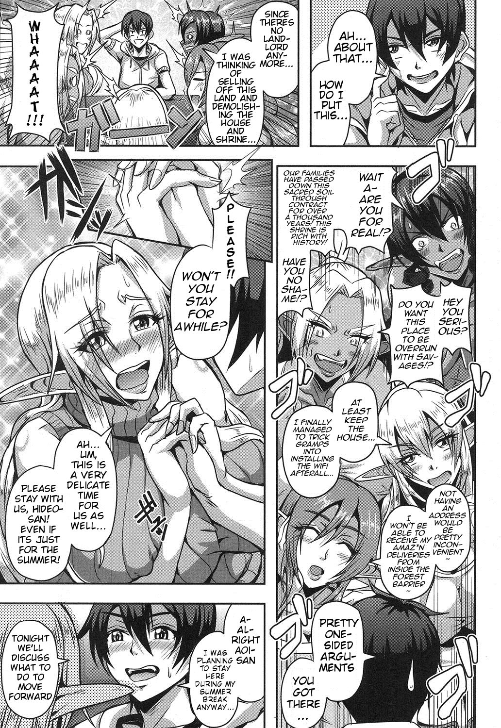 Elf Harem no Mori to Kozukuri Keiyaku | Baby-making contract with a harem of forest elves page 7 full