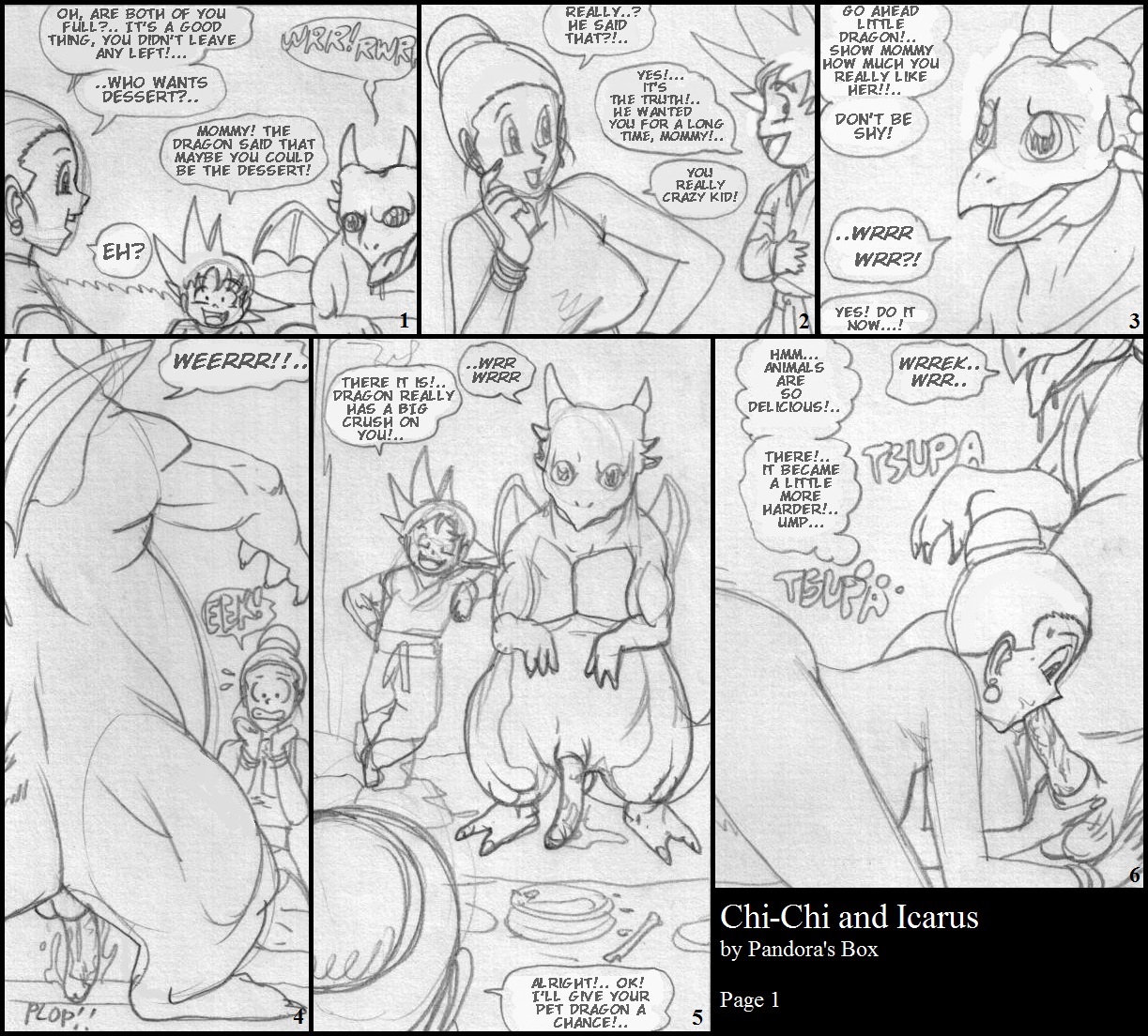 Chi chi and Icarus page 1 full