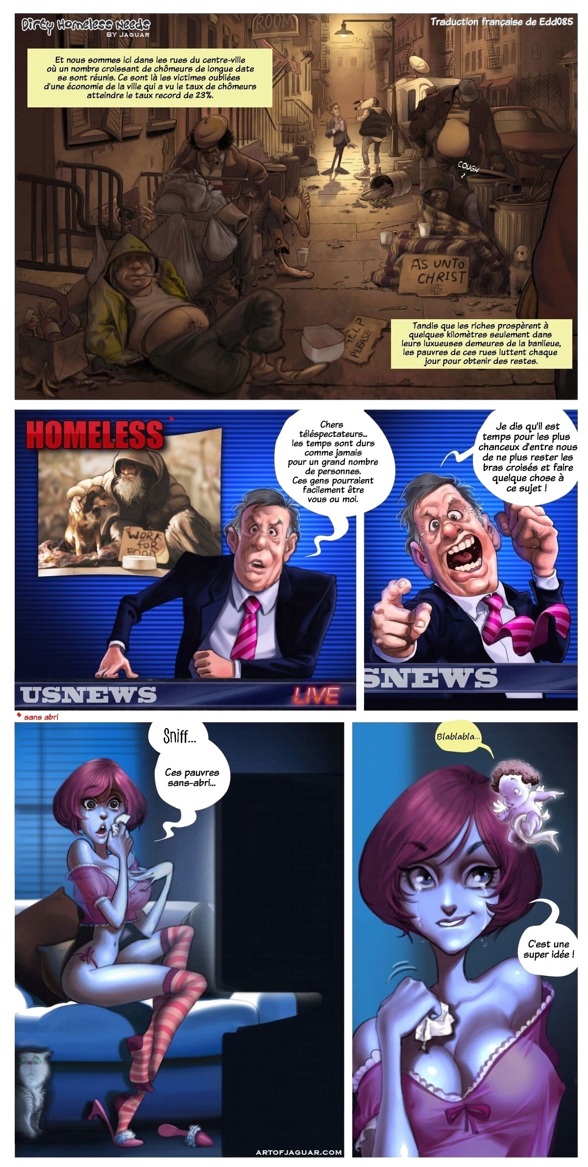 Dirty Homeless Need page 1 full
