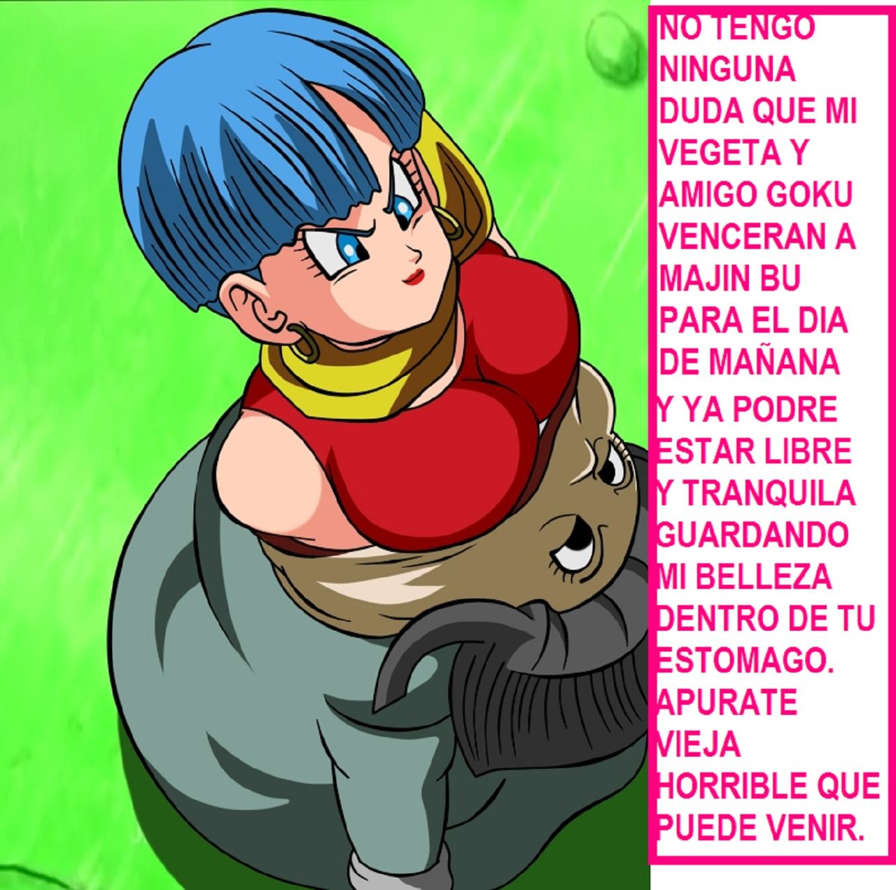 BULMA Y PETISA SAGA MAJIN BU page 7 full