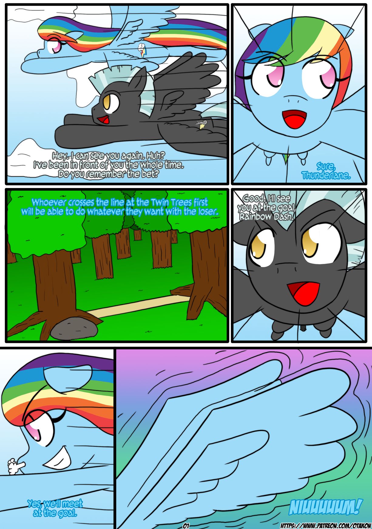 Rainbow Maiden page 1 full