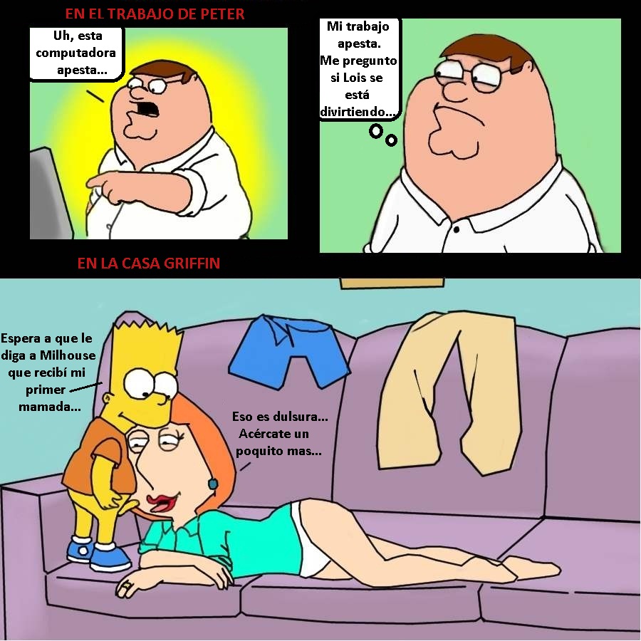 Comic xxx de "Los Simpsons" y "Padre de familia" - Asunto clasificado page 6 full
