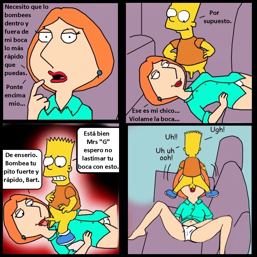 Comic xxx de "Los Simpsons" y "Padre de familia" - Asunto clasificado page 8 full