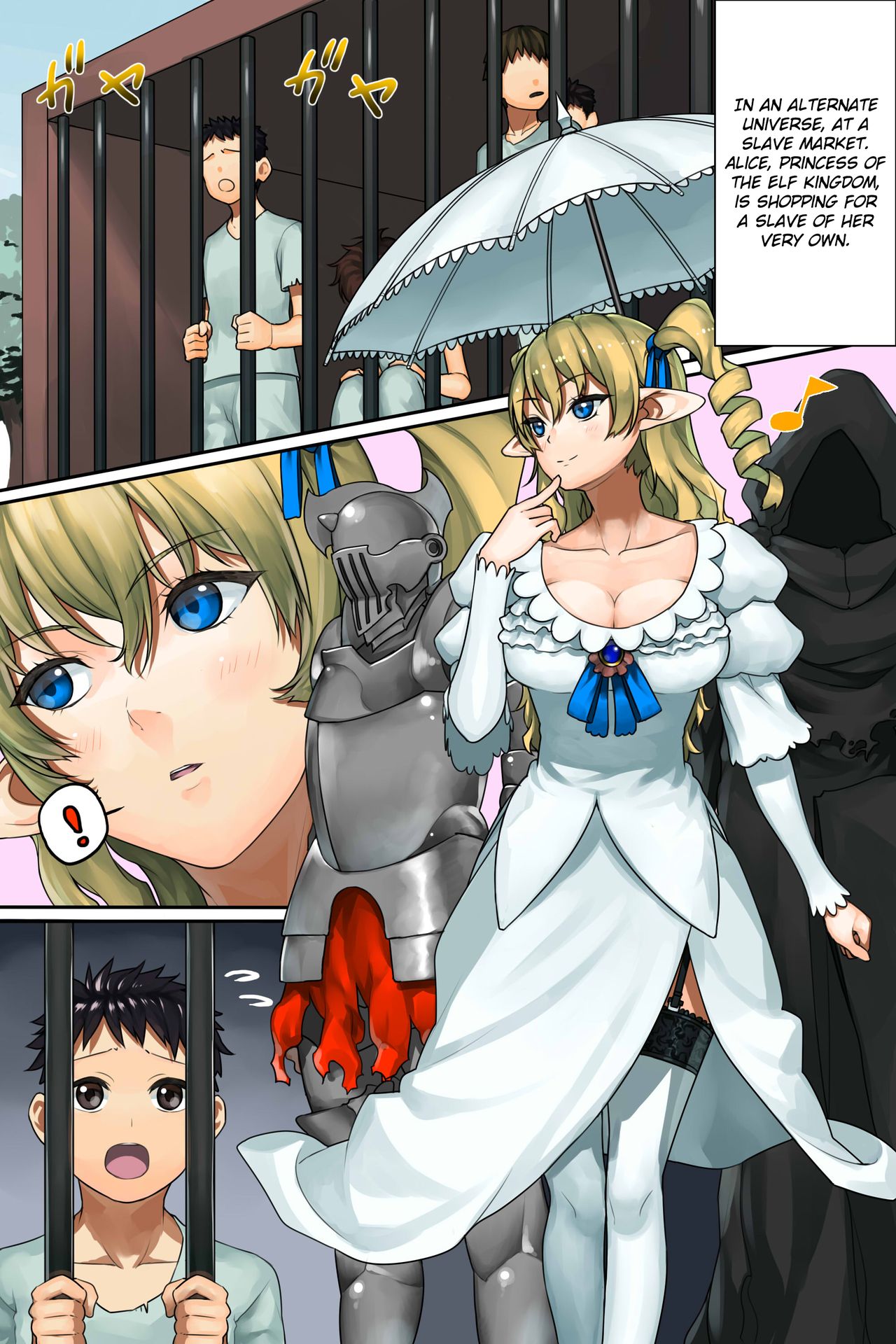 hime elf ni seidorei toshite kawareta shota no hanashi | The tale of a shota bought by an elf princess as a sex slave page 1 full