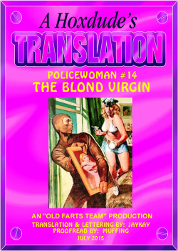 POLICEWOMAN #14 THE BLOND VIRGIN - ENGLISH TRANSLATION