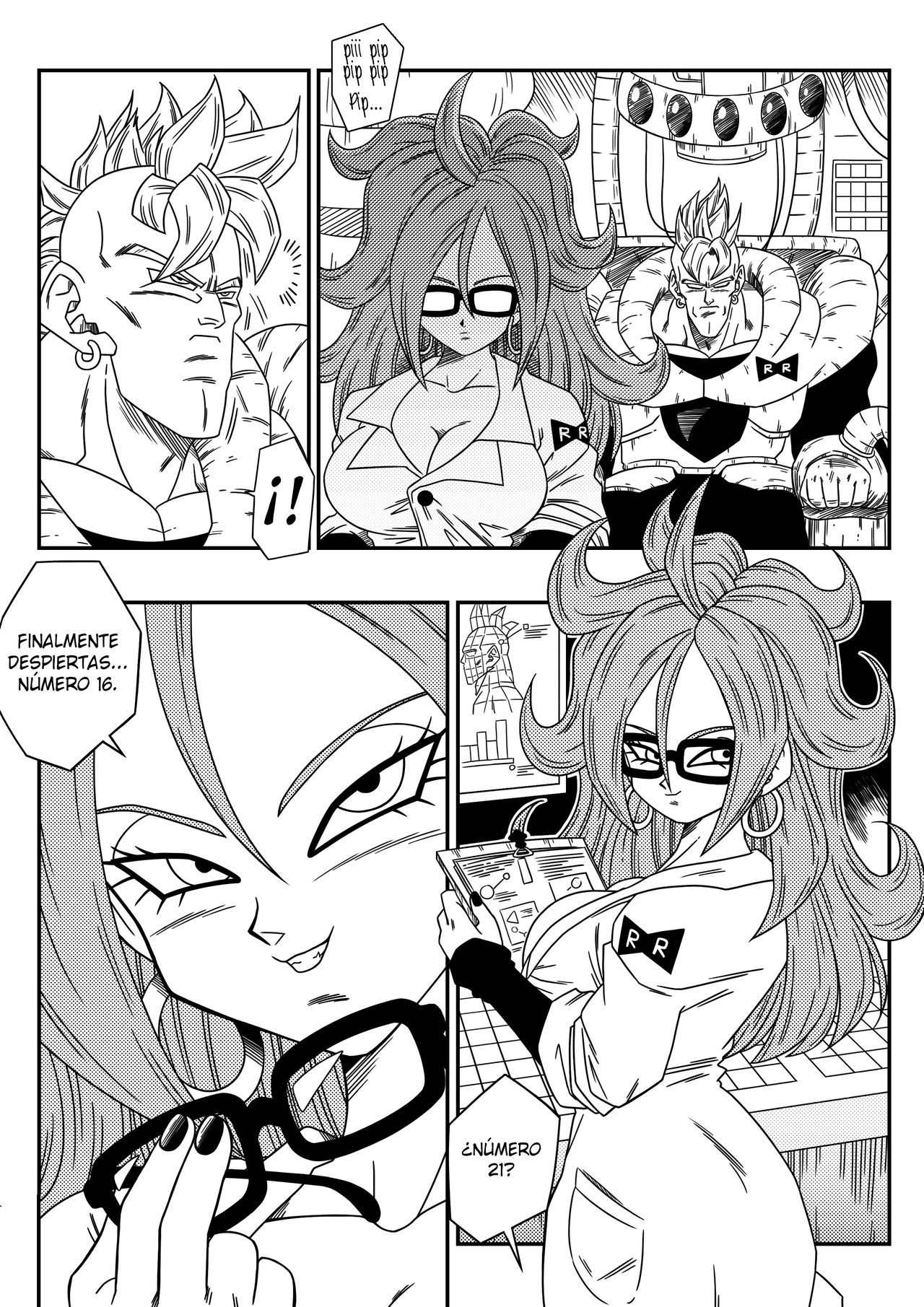 Kyonyuu Android Sekai Seiha o Netsubou!! Android 21 Shutsugen!! | ¡ANDROIDE VOLUPTUOSA QUIERE DOMINAR EL MUNDO! page 4 full