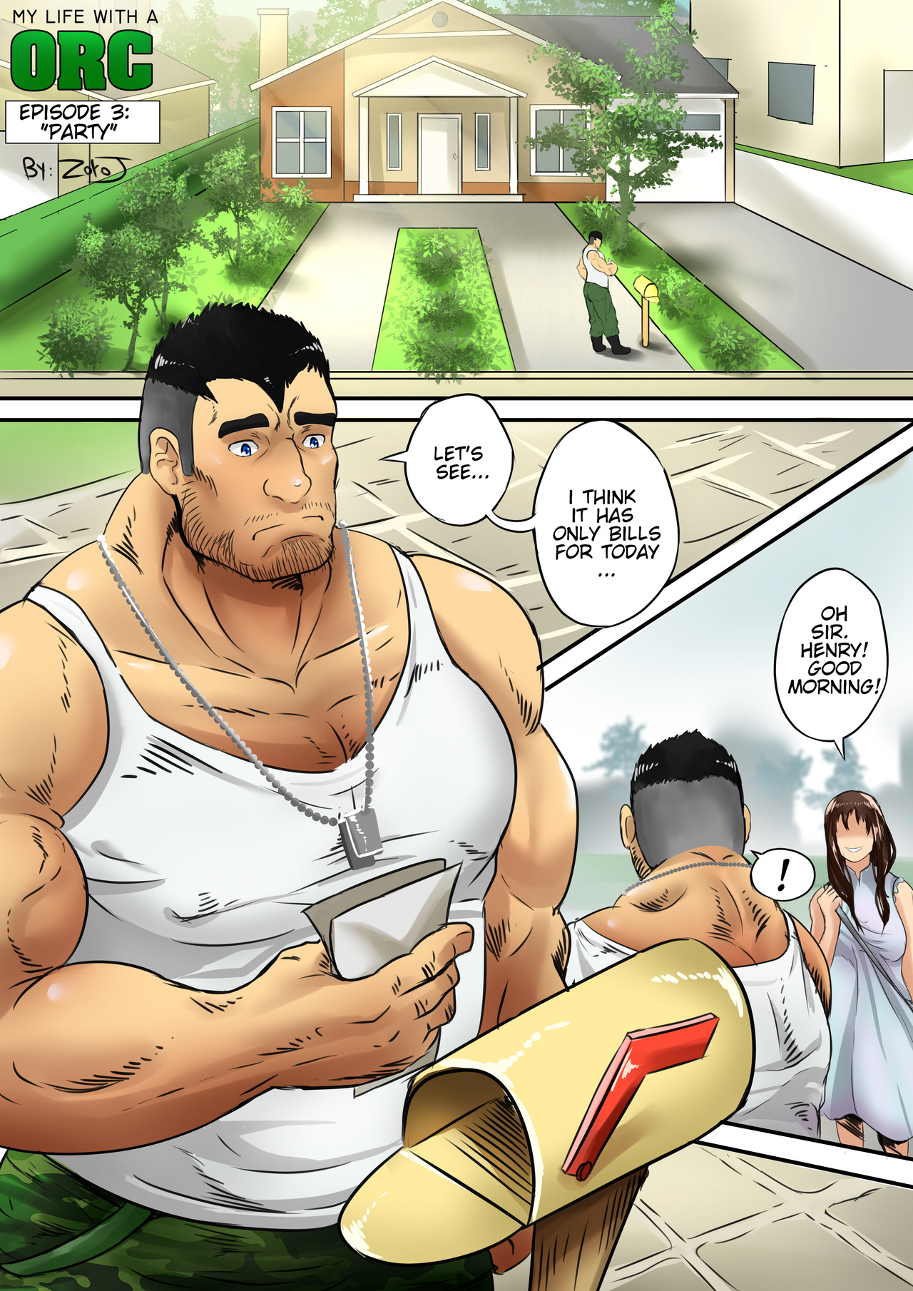 My Life With A Orc Episode 3: "Party" page 1 full