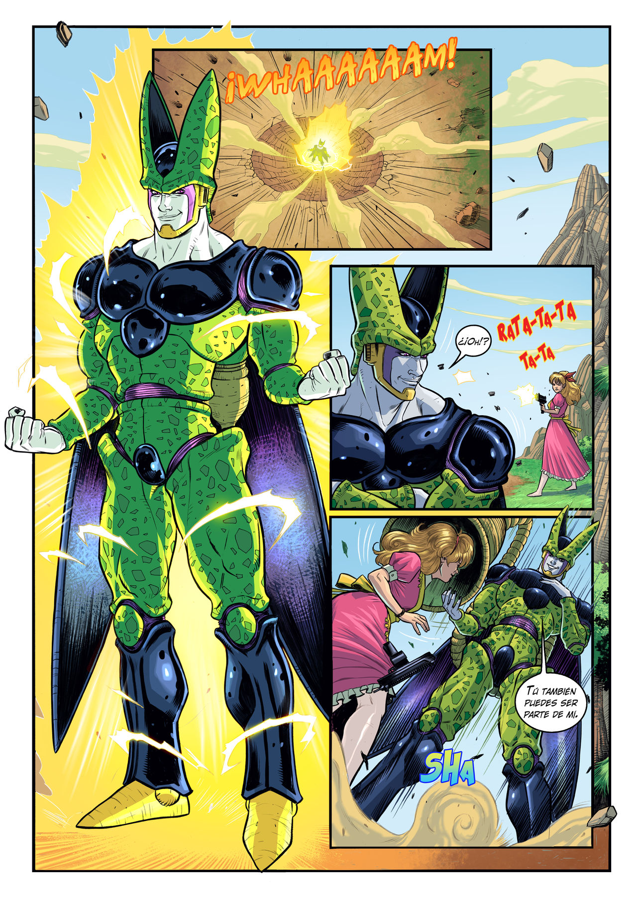Perfect Cell Appears! And Launch Too?! | ¡Cell perfecto aparece! ¡¿Y Lunch también?!   =Vile= page 2 full
