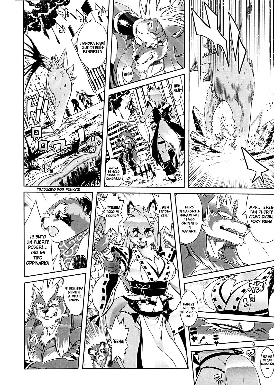 Mahou no Juujin Foxy Rena 1 page 8 full