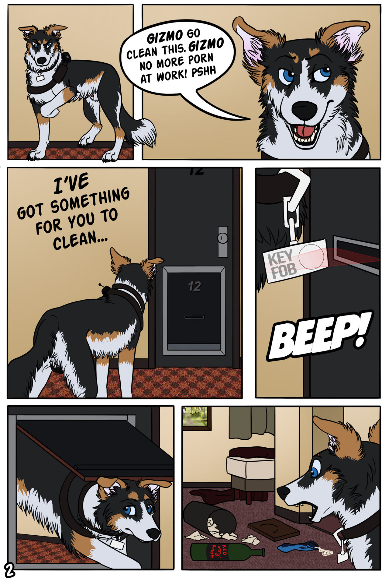 Mini Comic #1 - Rump Hotel page 2 full