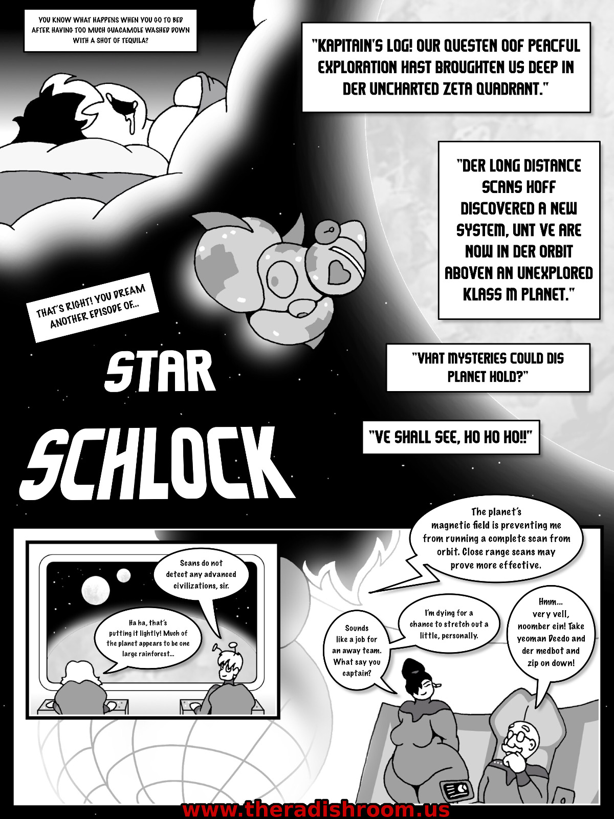 Tales of Schlock #41 : Star Schlock 2 - In the Garden of the Dickweed page 3 full