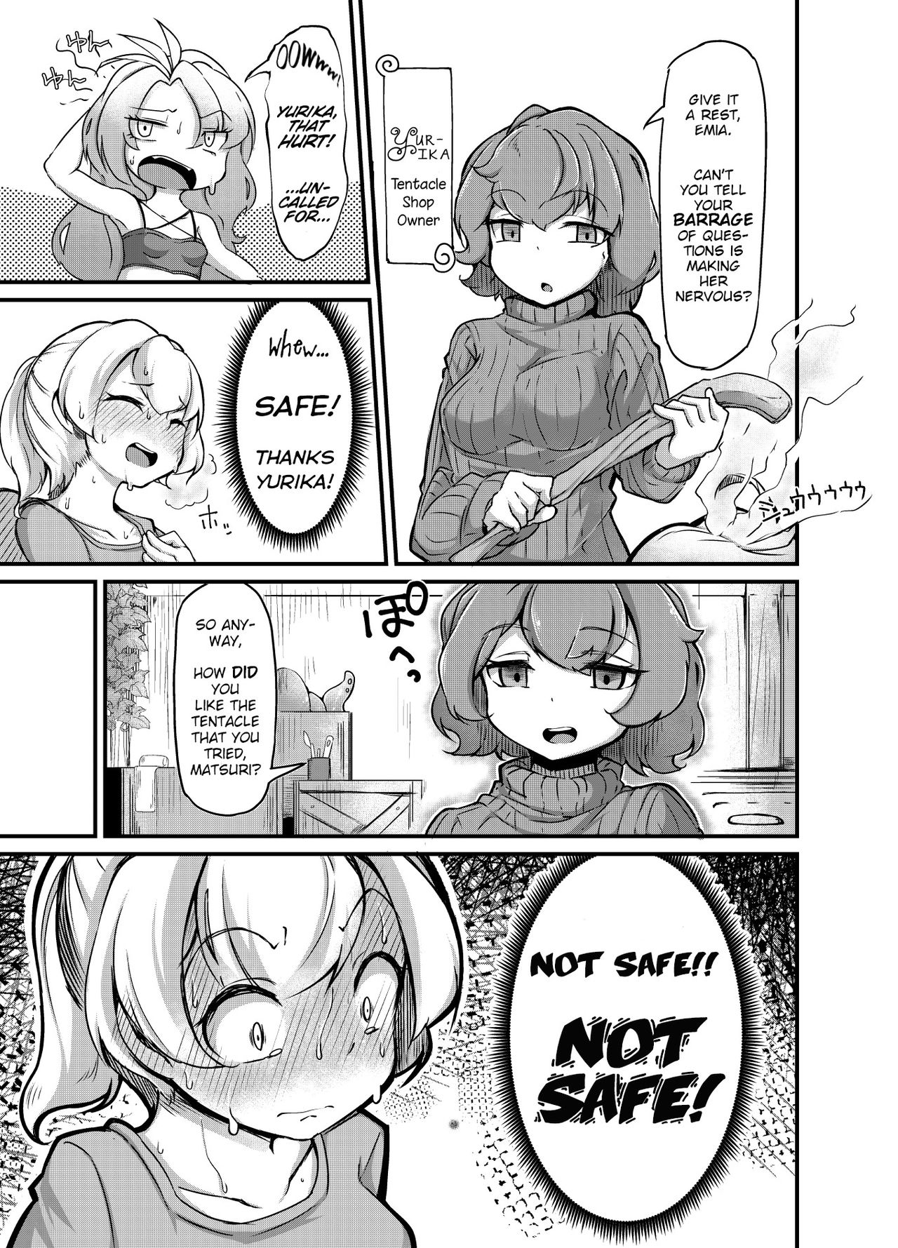 Anata no Machi no Shokushuyasan 2 | Your neighborhood tentacle shop 2 page 9 full