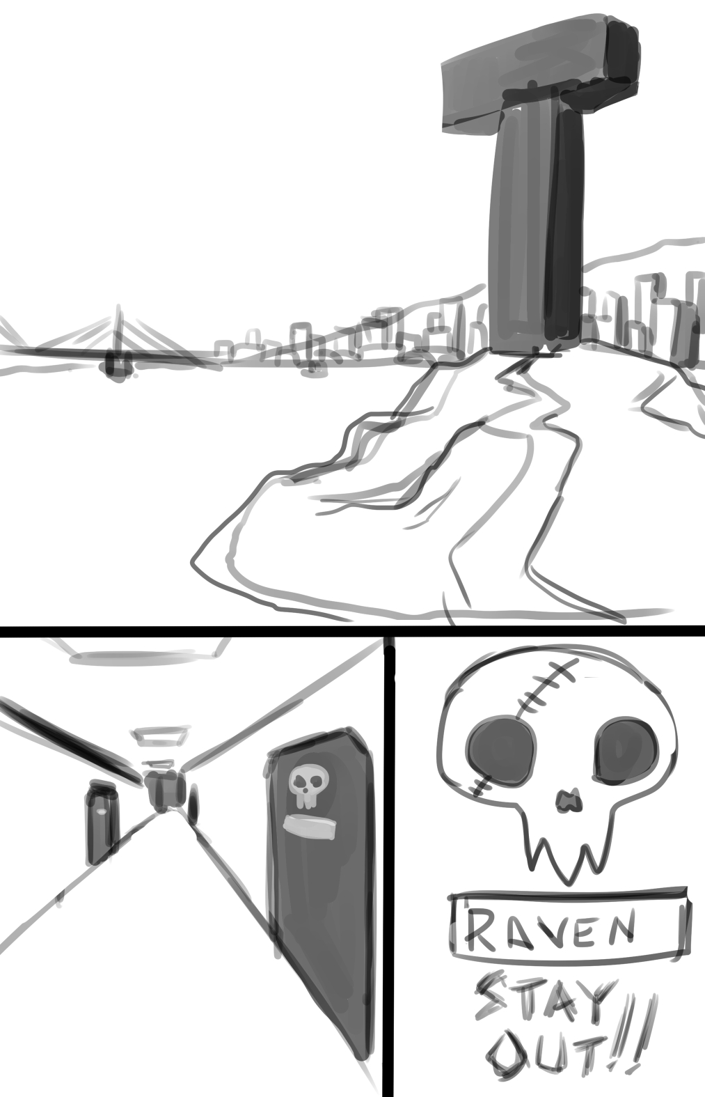 Raven Erotic Comic page 3 full