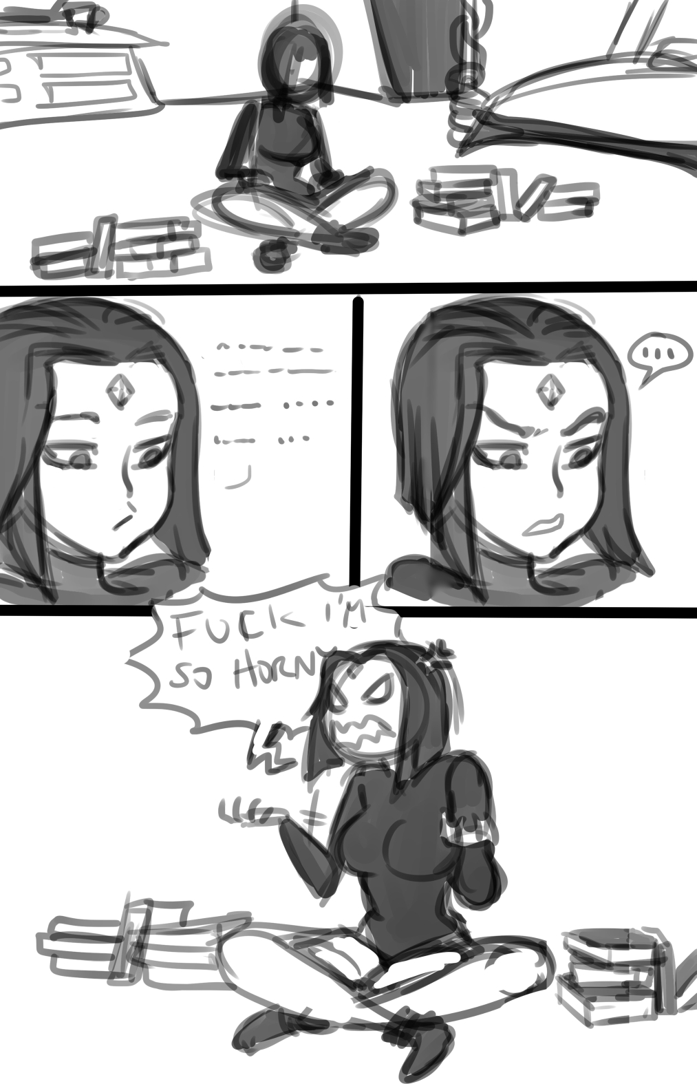 Raven Erotic Comic page 4 full