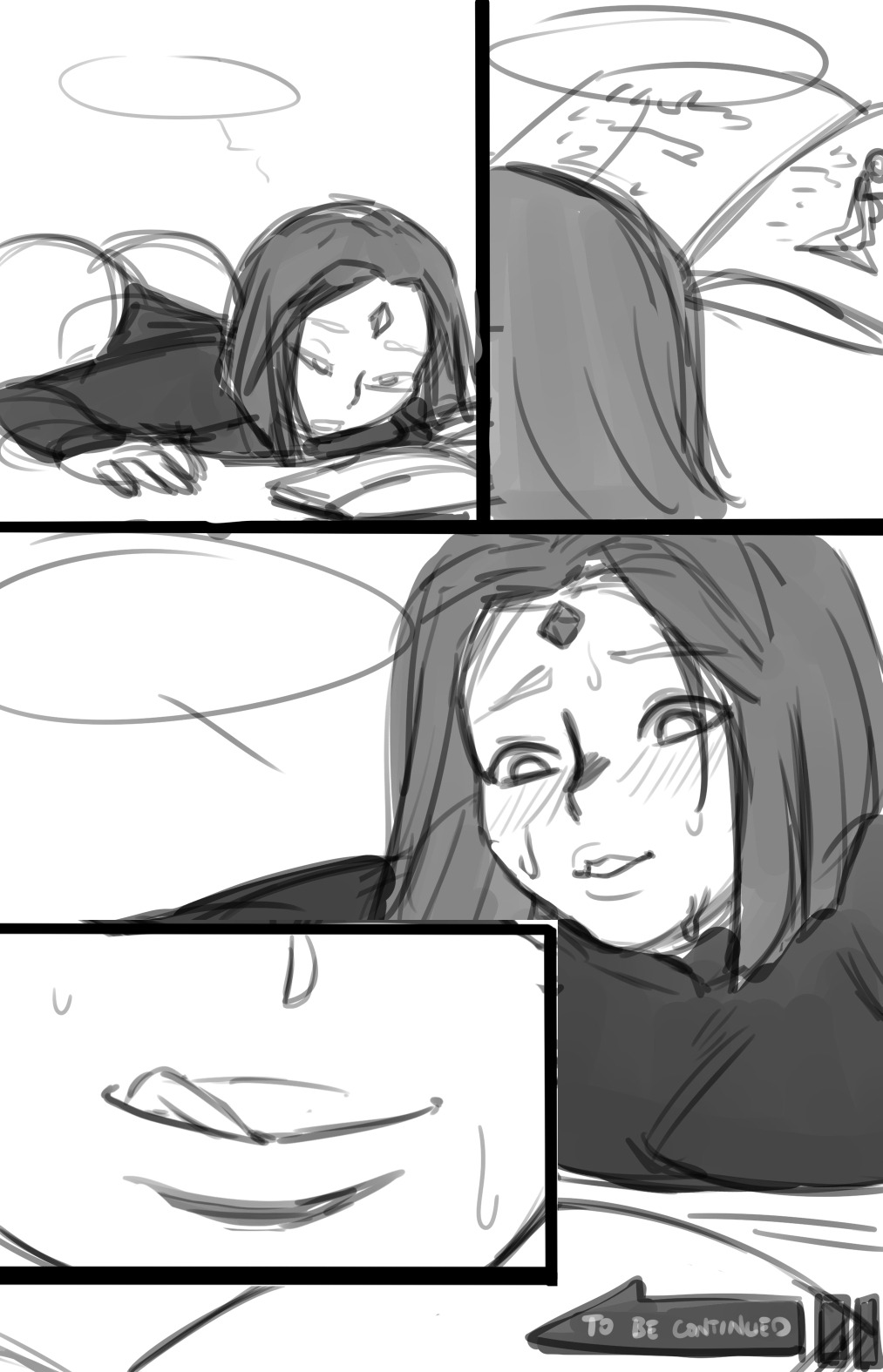 Raven Erotic Comic page 8 full