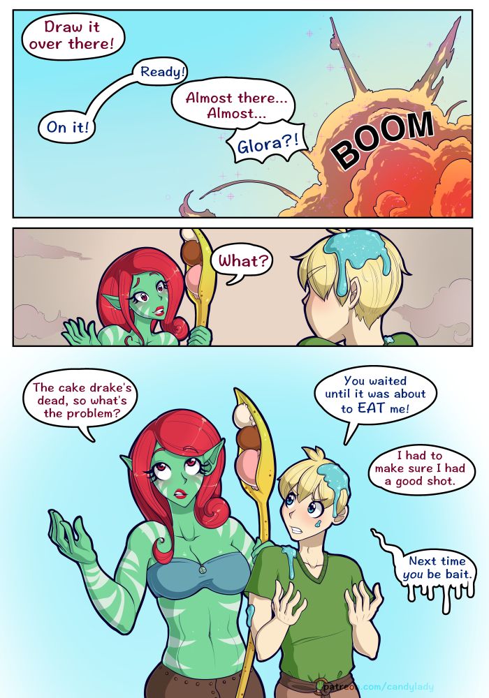 Glora vs. The Jizzard page 1 full