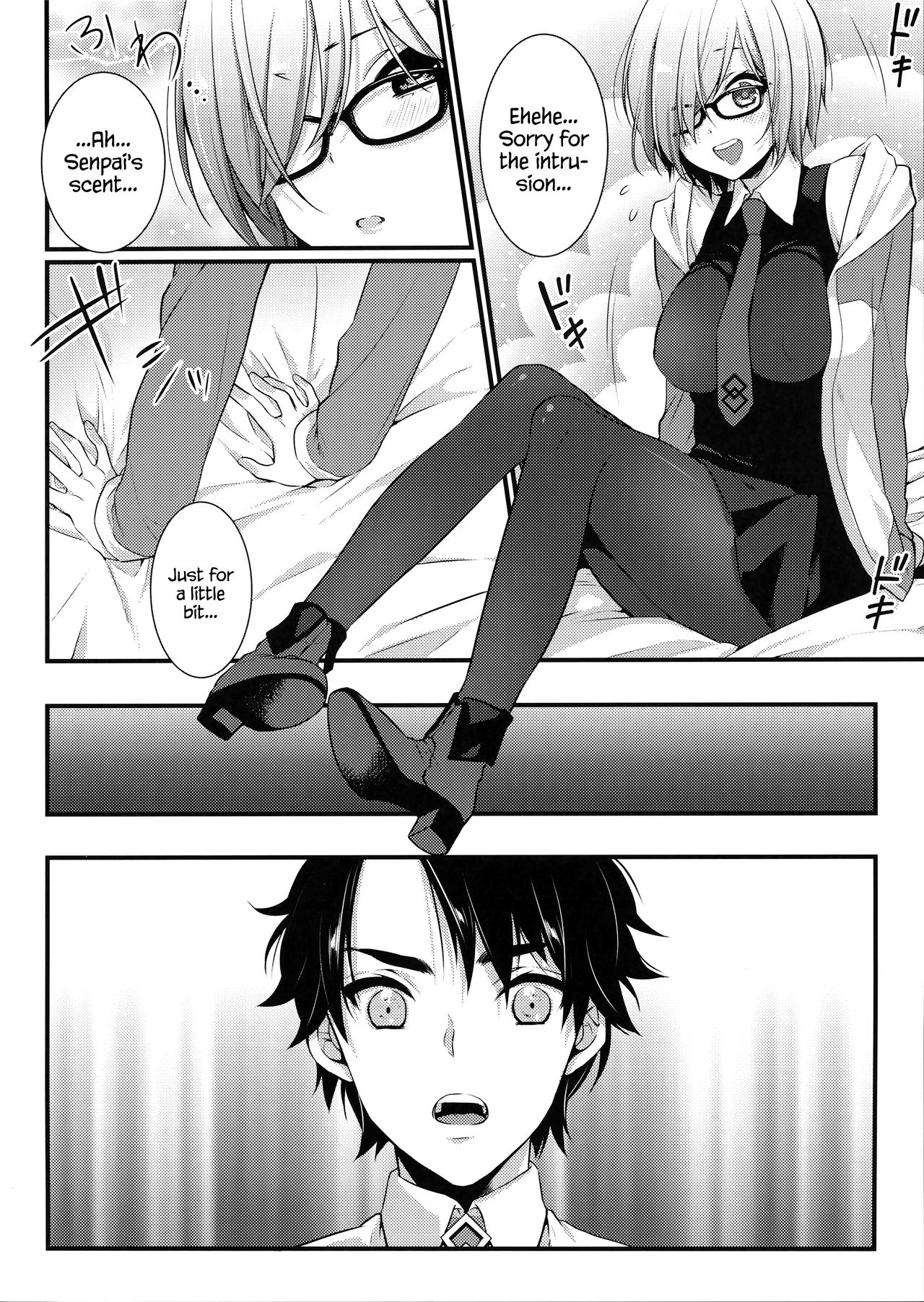 Ore no Heya de Mashu ga Neteta kara Muchakucha ni Shite mita | I found Mash sleeping in my room so I fucked her silly page 4 full