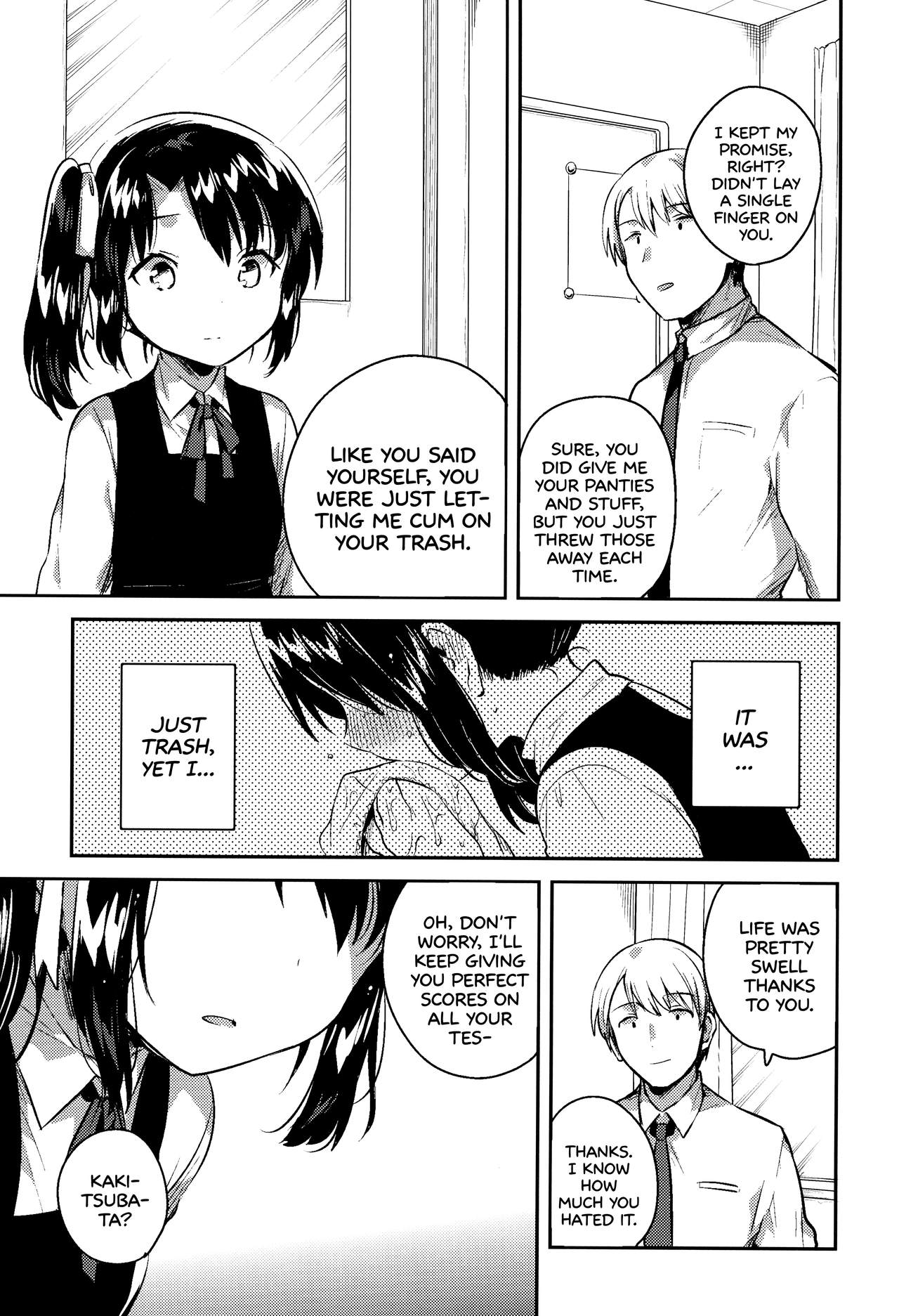 Sensei wa Lolicon de Saitei Hentai no Gomikuzu  + Omake | My Teacher is a Perverted Pedophile Shithead and I Hate Him  + Bonus Story page 6 full