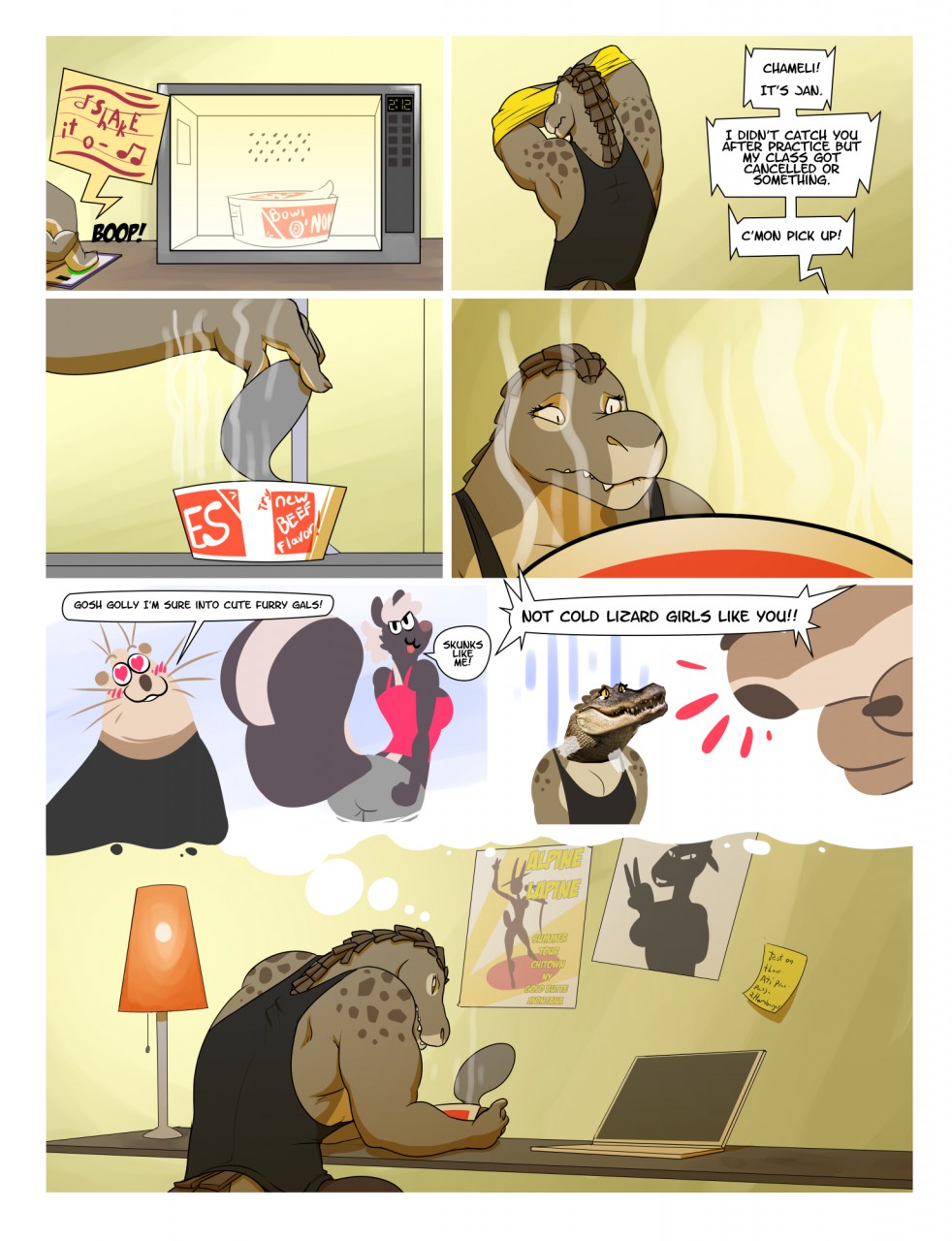 Lime Cafe: Practice Makes Perfect page 8 full