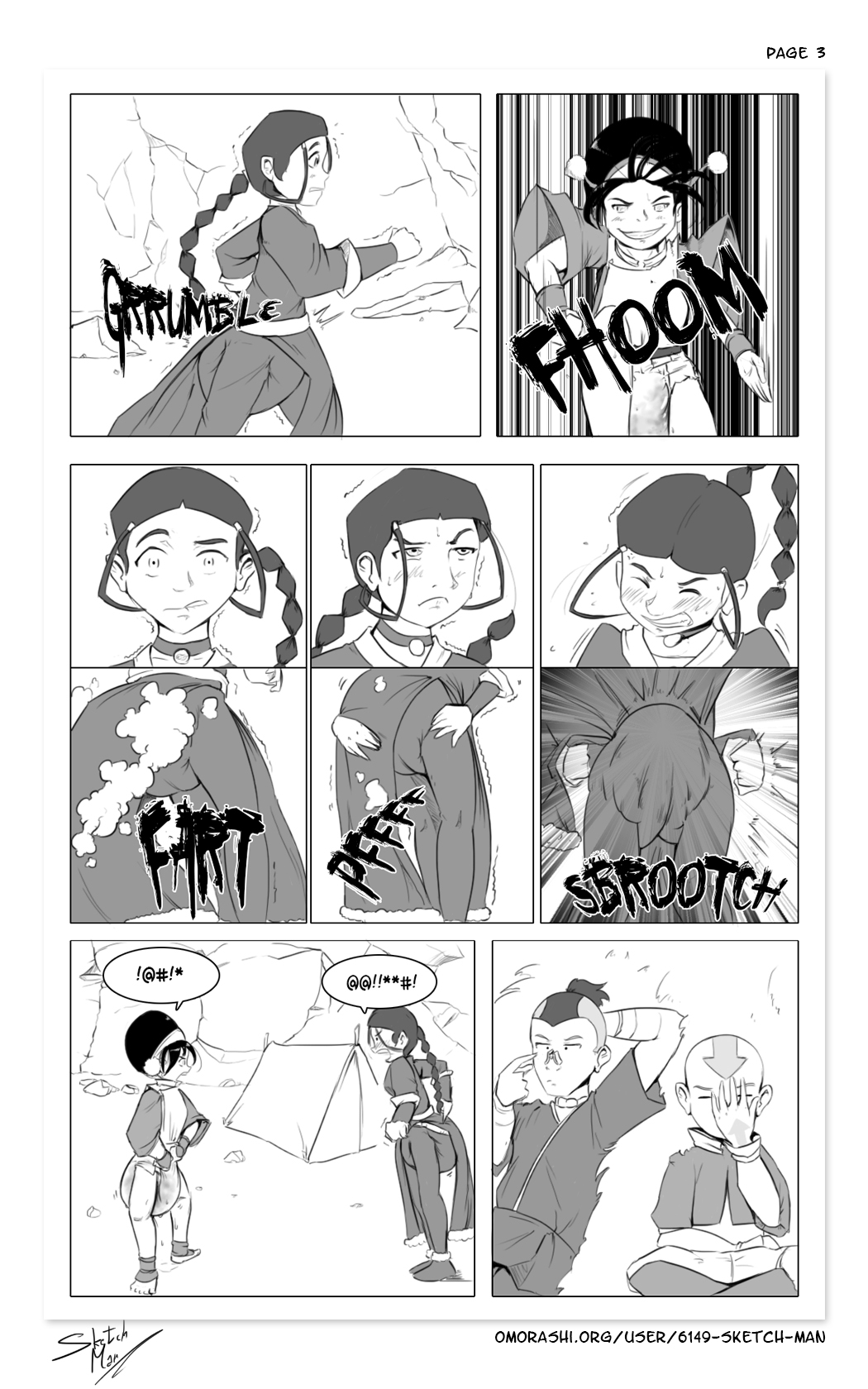 Avatar: Bendwetting Problems page 3 full