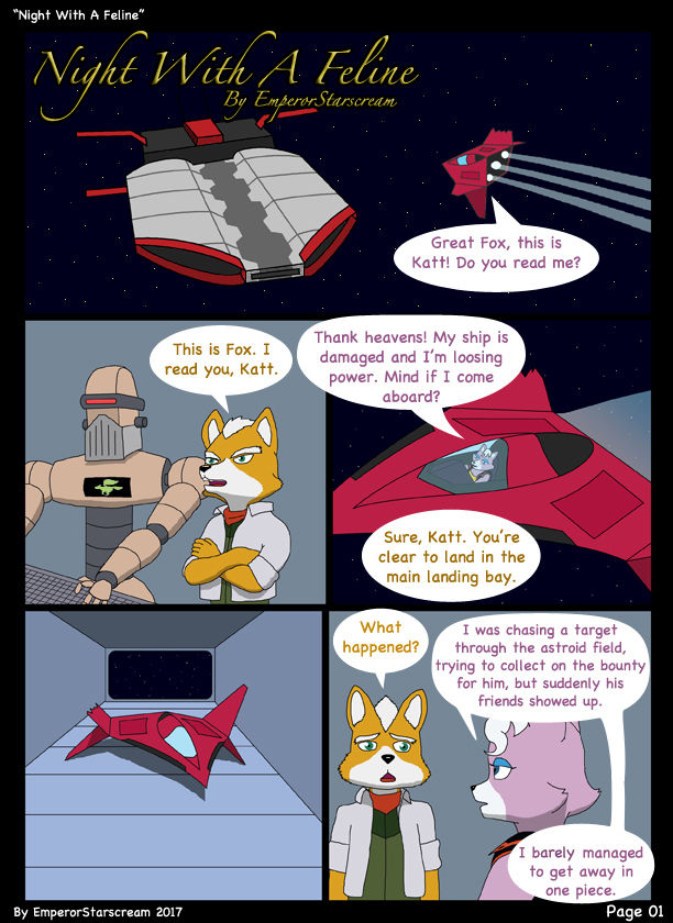 Night With A Feline page 1 full