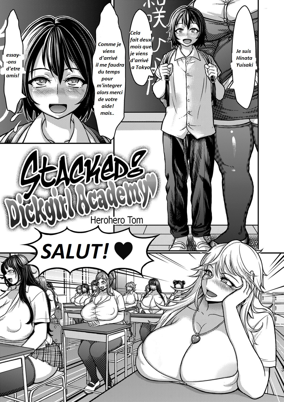 Muchimuchi! Futanari Gakuen | La rentré giclante d'Hinata! Chap1 page 2 full