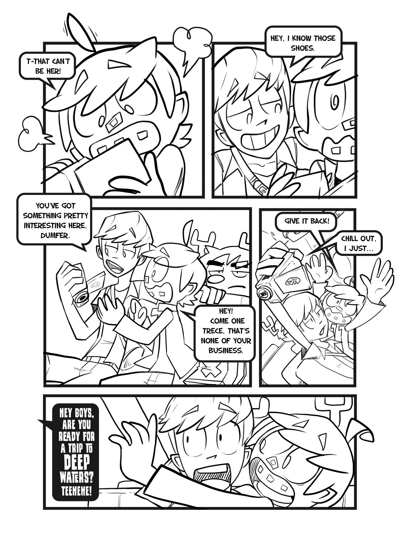 Skarpworld: Chapter 4: 20,000 Loads Under Sea page 3 full