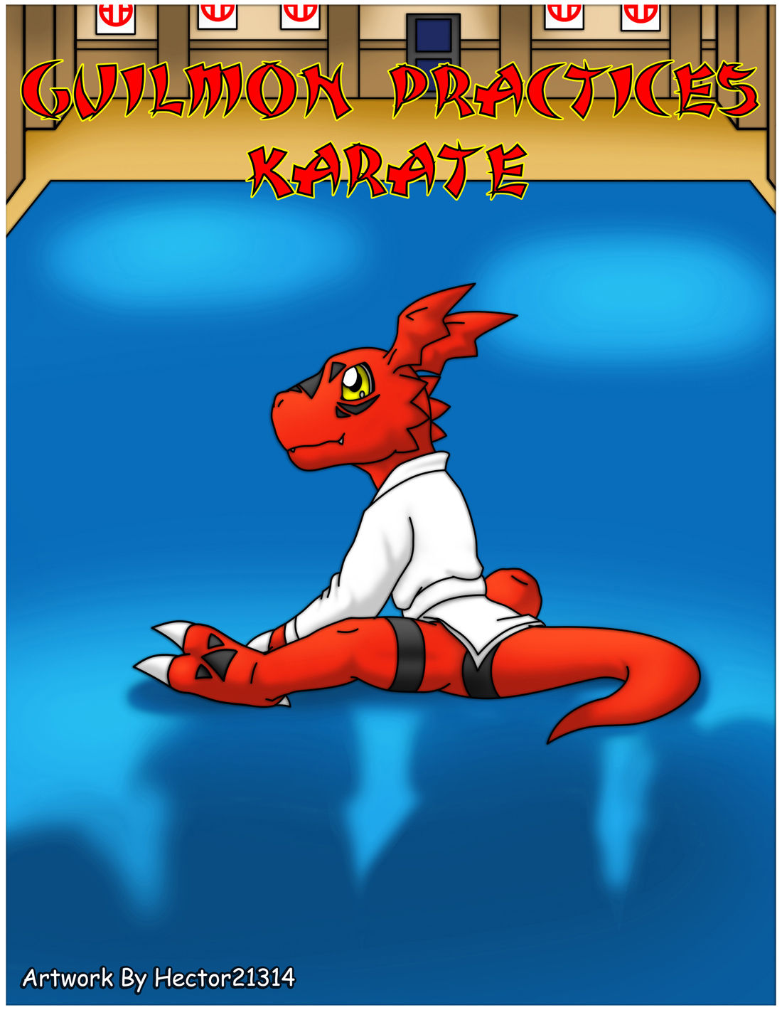 Guilmon Practices Karate page 1 full