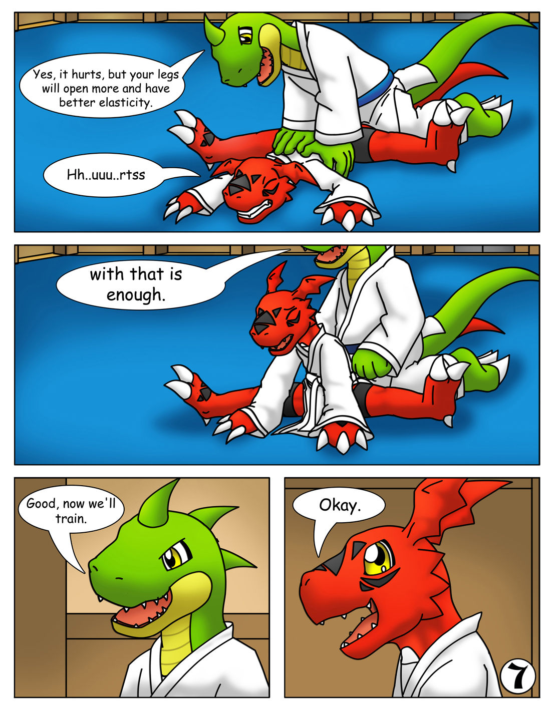 Guilmon Practices Karate page 8 full