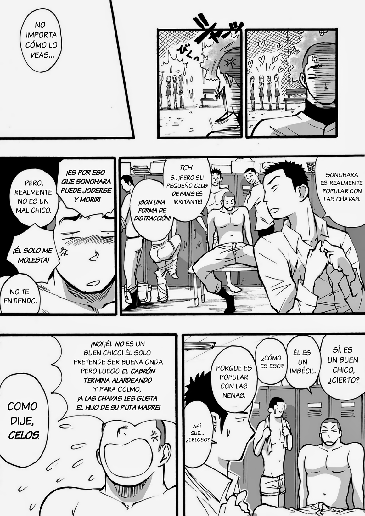 Motemote Yakyuubu Otoko | Popular Baseball Club Boys   - The Wandering Shadow page 9 full