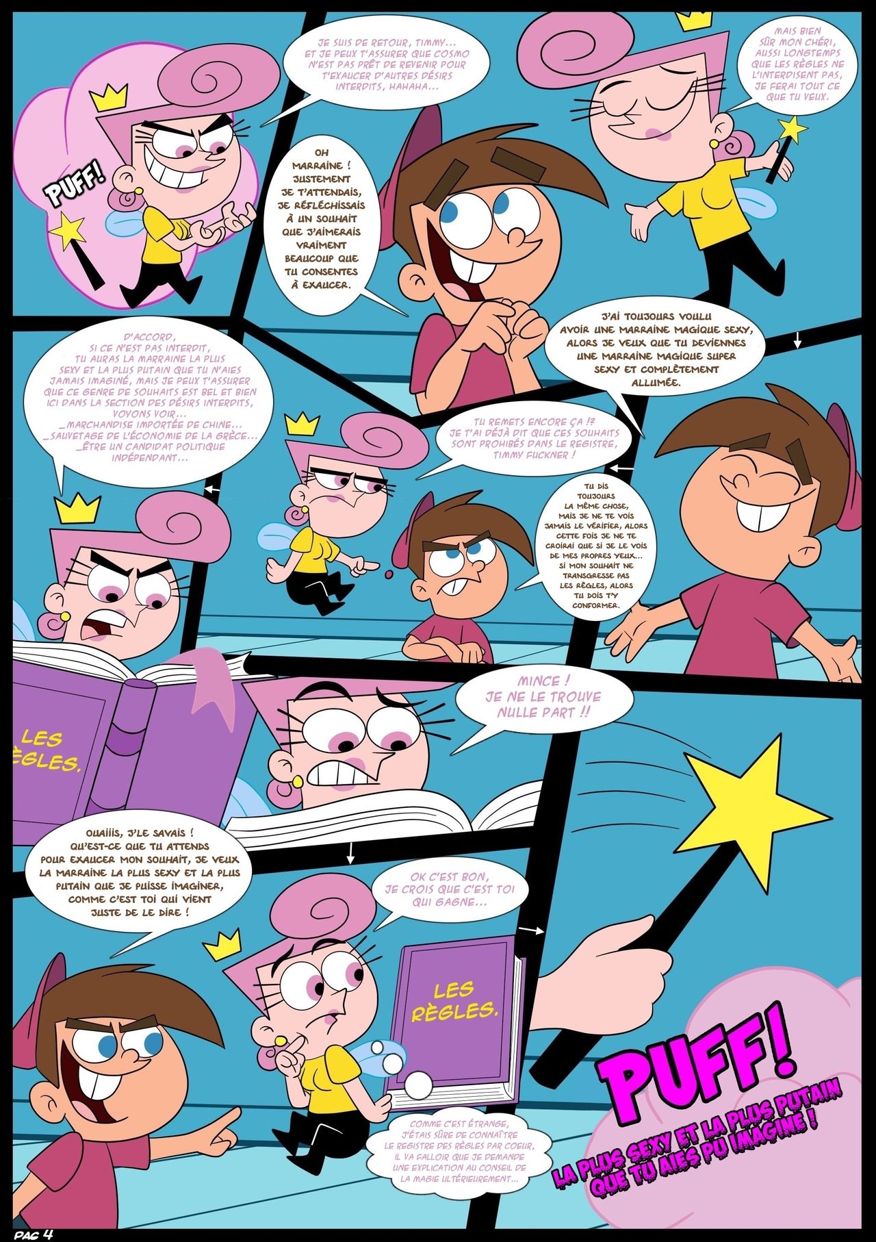 Les parrains magiques dans: "Briser les règles 1" page 5 full