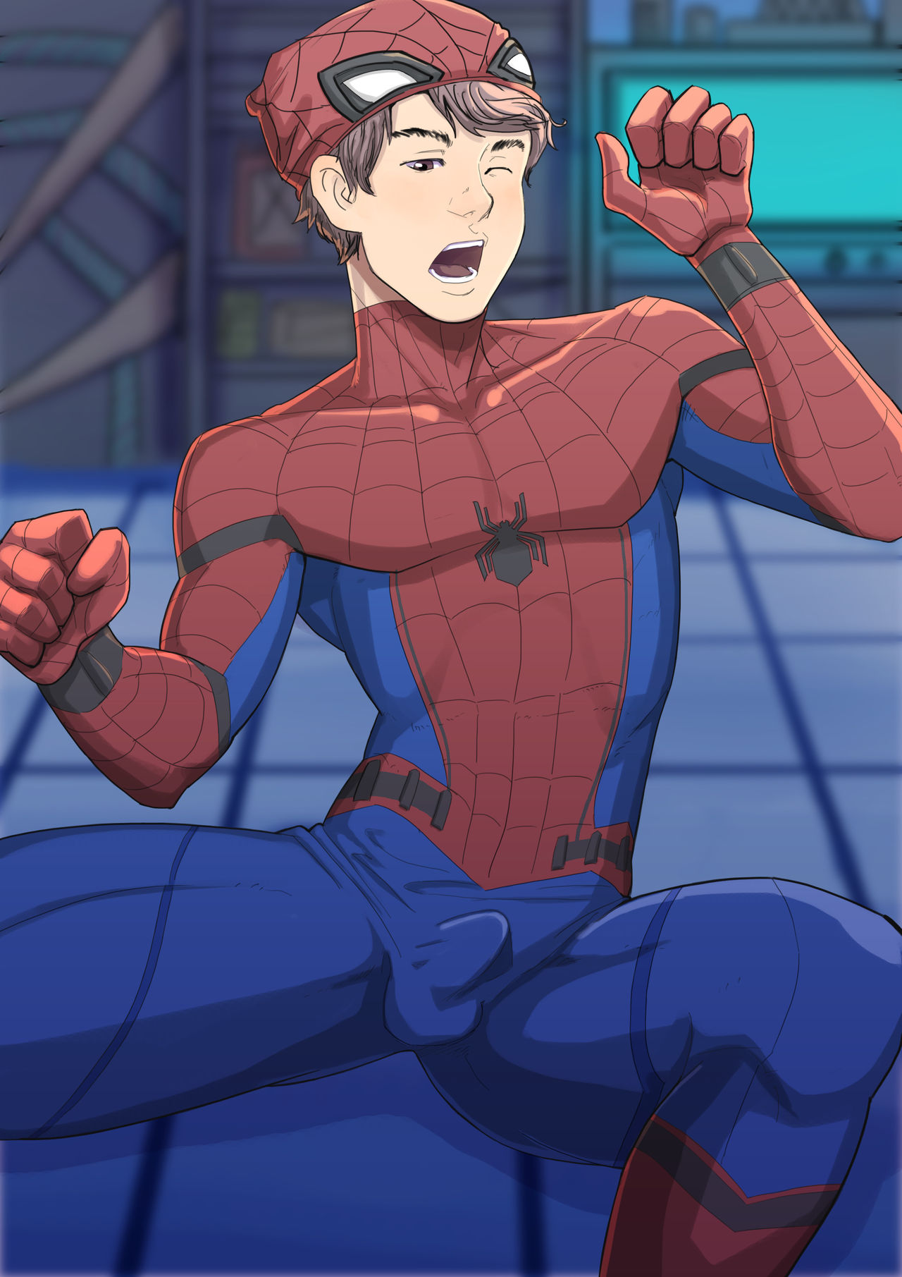 Spiderman  - Pleasing Mr. Stark page 2 full