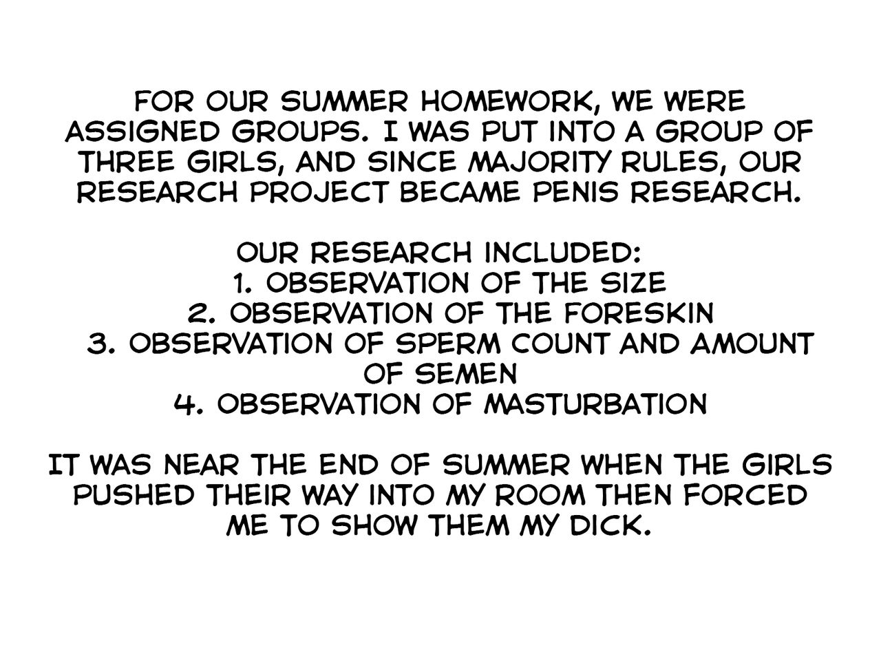 Jiyuu Kenkyuu de Ochinchin o Shiraberaremashita | We Decided to Examine a Penis for Our Independent Research page 2 full