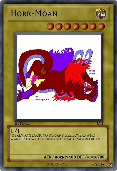 Porno Animals Yugi-oh parody cards style for adults ! page 1 full