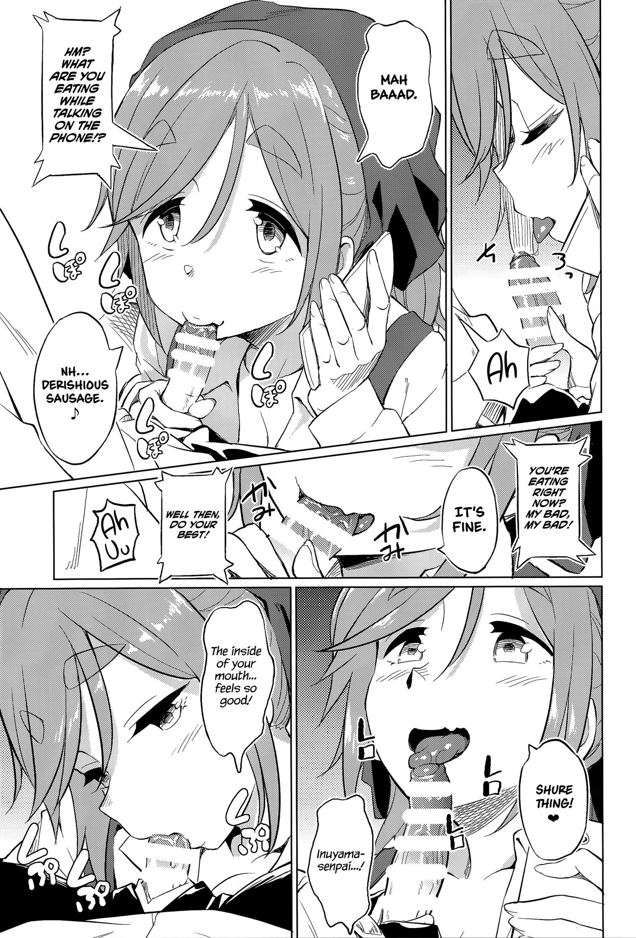 Ecchi na Inuyama Senpai | Naughty Inuyama Senpai page 6 full