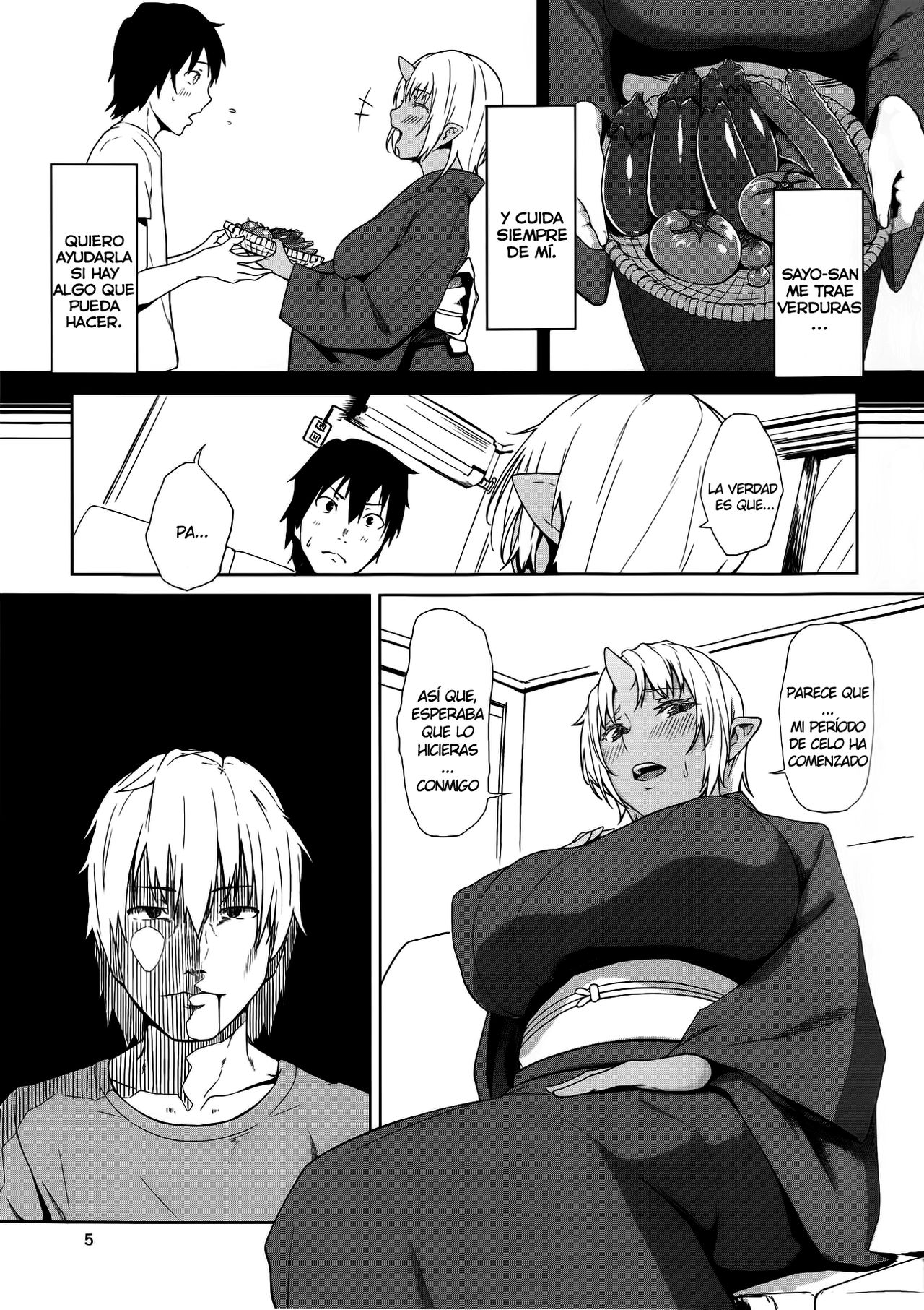 Hatsujouki | Oni en celo page 4 full