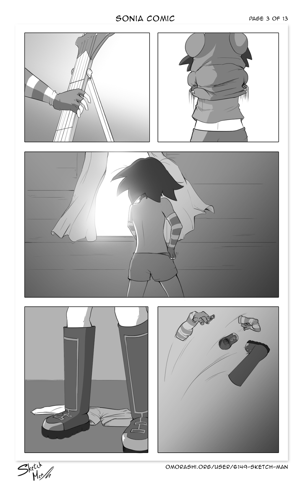 Sonia Comic page 3 full